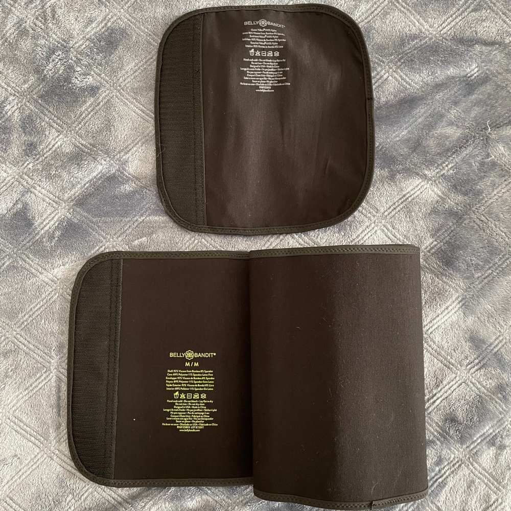 Black bamboo belly bandit and extender